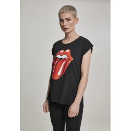 Women's T-shirt Rolling Stones Tongue black