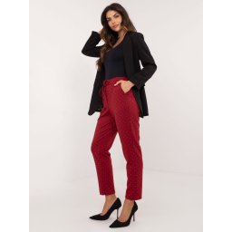 Trousers-DHJ-SP-A7690.01P-burgundy
