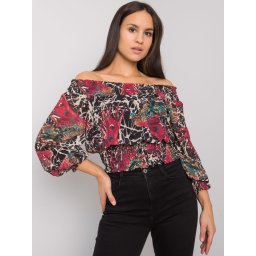 Blouse-DHJ-BZ-15175.05P-burgundy