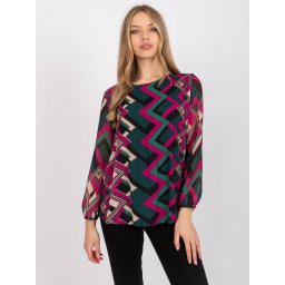 Blouse-DHJ-BZ-8643-2.67P-dark green