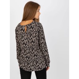 Blouse-D73771M10971AEN-black-beige