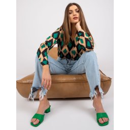 Blouse-DHJ-BZ-15256.53P-black-green