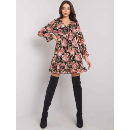 Dress-DHJ-SK-12220-2.14P-Black-Pink