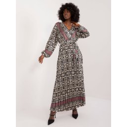 Dress-DHJ-SK-16656.13X-black-beige