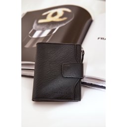 marka niezdefiniowana Дамски Портфейл Еко Кожен Черен Jezorea