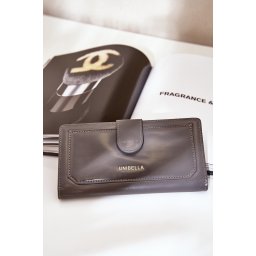 marka niezdefiniowana Дамски Портфейл От Еко Кожа Сив Калинеса