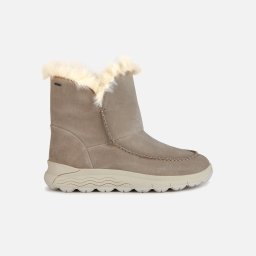 Beige women's ankle boots Geox Spherica 4x4 B ABX - Women's