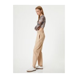 Koton High Waist Baggy Denim Pants Cotton - Baggy Jeans
