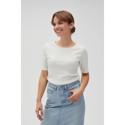 Marisse Women's T-Shirt L-Ts-4602 Off White