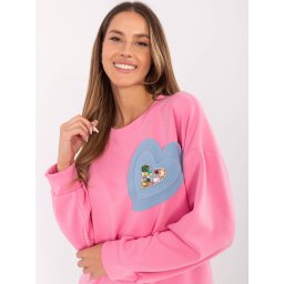 Sweatshirt-DHJ-BL-20322.72-pink