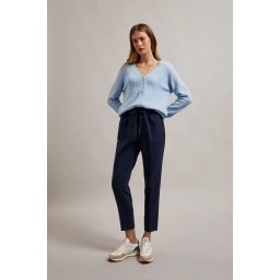 Marisse Women's Trousers Z-Sp-4522 Navy