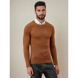 Мъжки пуловер DStreet camel