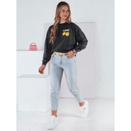 Bluza damska one size LEMONFIT grafitowa Dstreet
