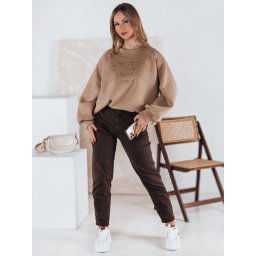 Bluza damska one size COSYONE kawowa Dstreet