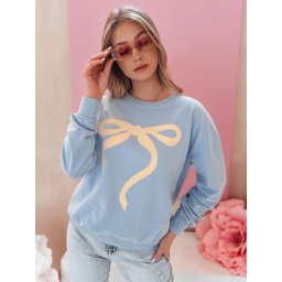 Bluza damska one size oversize SOFTTIE błękitna Dstreet