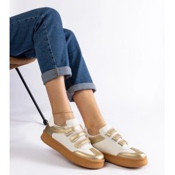 Gemre Golden Velcro Sneakers Mena