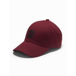 Ombre Men's baseball cap with logo - maroon