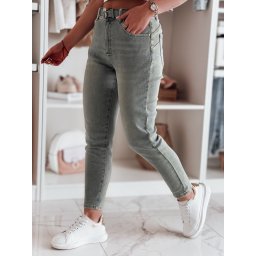 Дамски дънки slim fit с колан