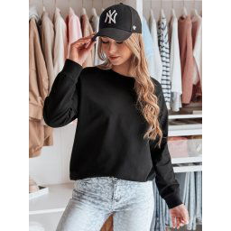 Bluza damska one size LUMIVIA czarna Dstreet