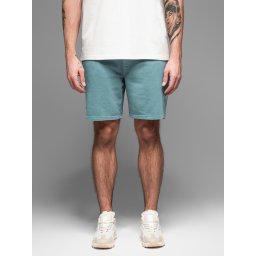 Ombre Men's RELAXED FIT athleisure style short sweat shorts - turquoise