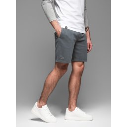 Ombre Men's RELAXED FIT tracksuit short shorts in athleisure style - graphite