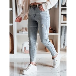 Дамски дънки slim fit с колан MIXFELL