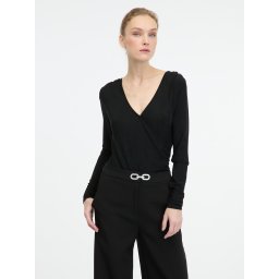 Black Women's Bodysuit with Long Sleeves ORSAY - Women's