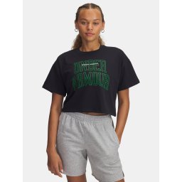 Women's T-shirt Under Armour UA W VARSITY MIX HW SS CROP - Women's