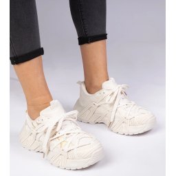 Gemre Beige sneakers with chunky sole Telda