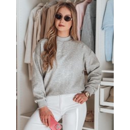 Дамски суитшърт oversize LOVASON сив