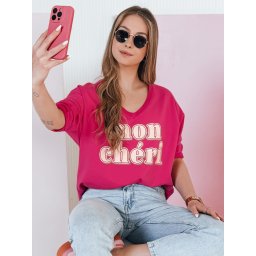 Дамска овърсайз блуза с щампа CHERINO