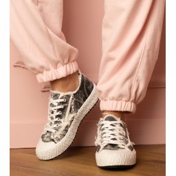 Gemre Black women's sports sneakers Bellina