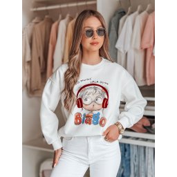 Дамски суитшърт с овърсайз принт LALA VIBE