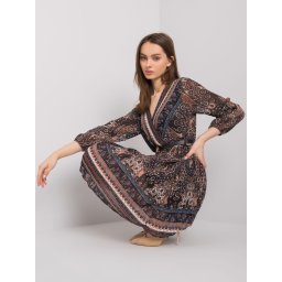 Dress-DHJ-SK-10201.93P-black-beige