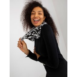 Scarf-AT-KM-ENEC-B63.33P-white-black