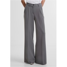 Women's wide-legged trousers grey