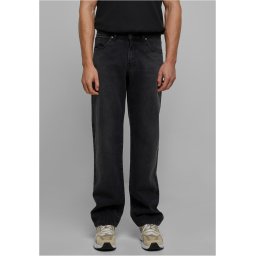 Men's Straight Fit Heavy Unce Jeans Black