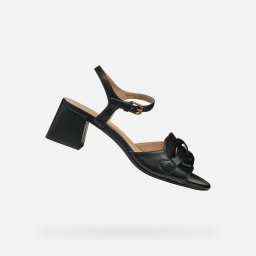 Black women's sandals Geox New Eraklia 50 T - Women's