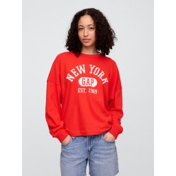 GAP Oversize sweatshirt with Americana logo - Women's