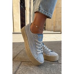 Дамски Кецове На Платформа С Плетка Lee Cooper