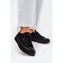 BIG STAR SHOES Дамски Текстилни Обувки На Платформа Big Star