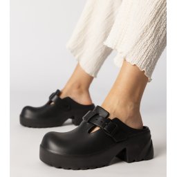 Gemre Black covered clogs Ferina