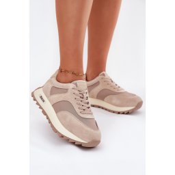 BIG STAR SHOES Замшени Спортни Обувки На Платформа Дамски Big Star