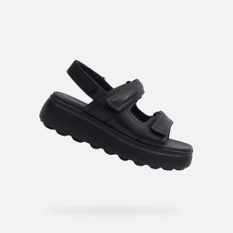 Black women's sandals Geox Spherica EC4.1 S - Women's