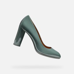 Light green women's pumps Geox Walk Pleasure 90 - Women's