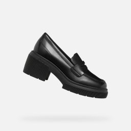 Black women's moccasins Geox Spherica EC15 - Women's