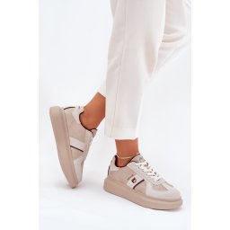 BIG STAR SHOES Дамски Кожени Кецове На Платформа Big Star By Daniel Lopez