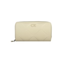 Дамски бежов портфейл Calvin Klein