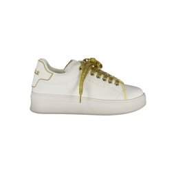 Бели дамски спортни маратонки Gaelle Paris