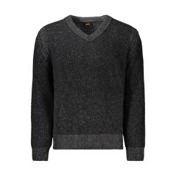 Мъжки пуловер HUGO BOSS черен